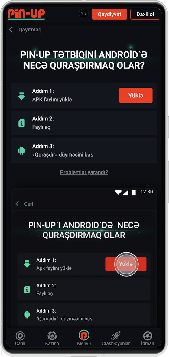 Mobil Tətbiqlər Mobil Tətbiqlər Pin Up